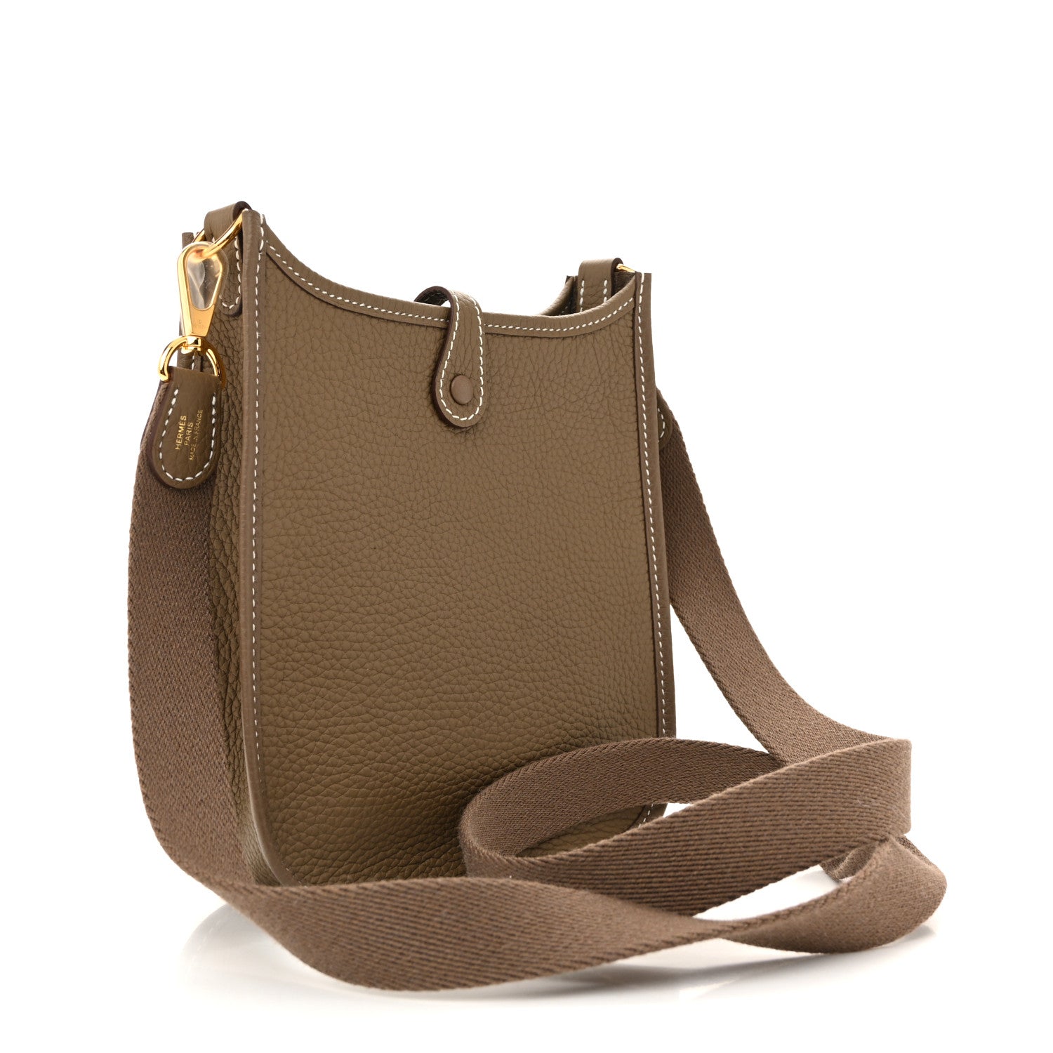 Hermes Taurillon Clemence Evelyne TPM Etoupe 3 of 11