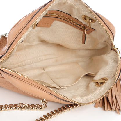 Gucci Pebbled Calfskin Small Soho Bowler Camelia 5 of 7