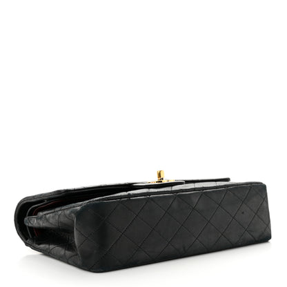 Chanel Lambskin Quilted Medium Double Flap Black 4 of 14