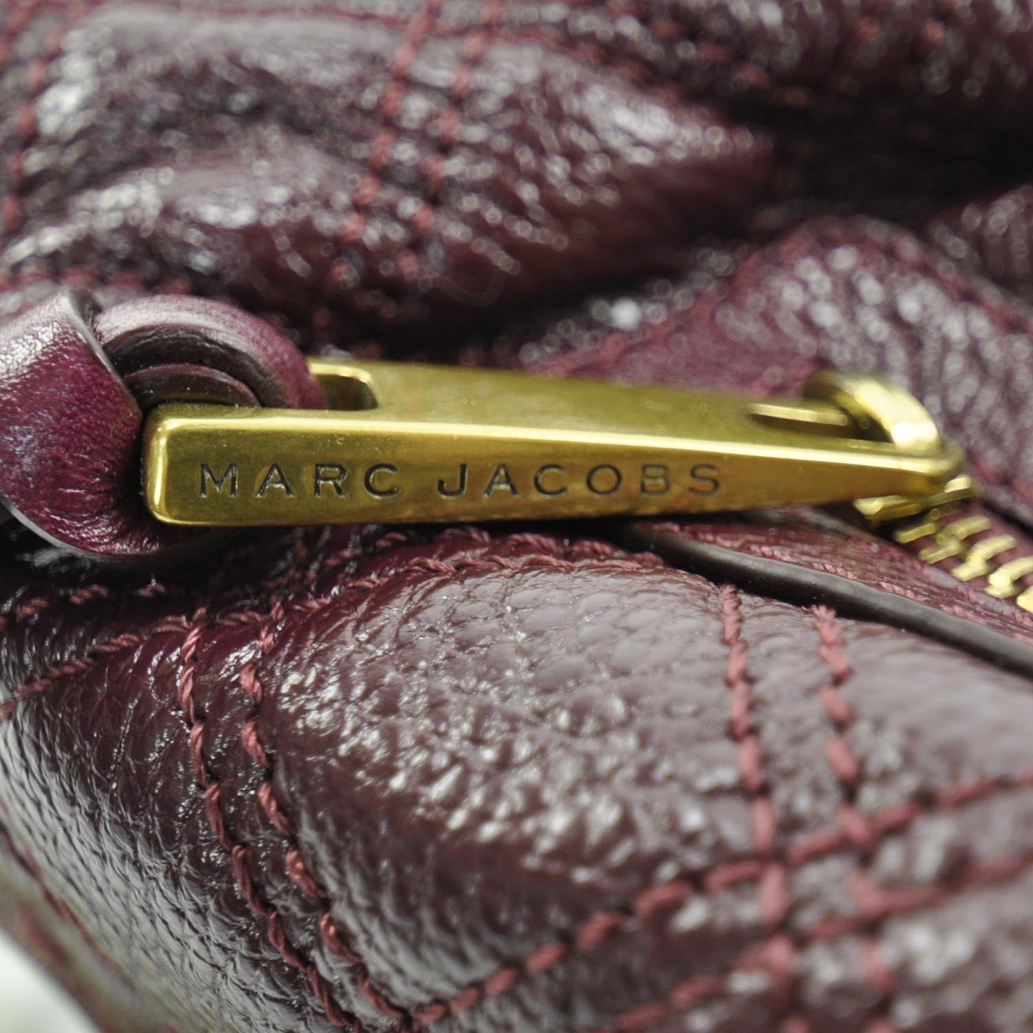 Marc Jacobs Quilted Leather East West Stam Clutch Violet 10 of 11