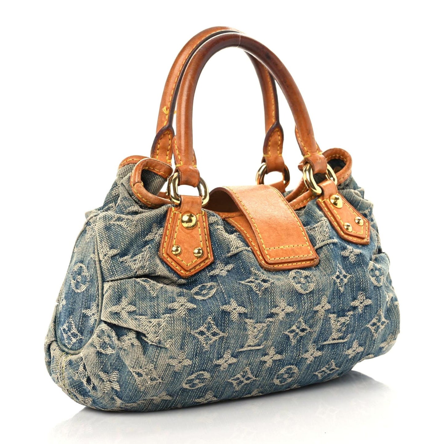 Monogram Denim Pleaty Blue