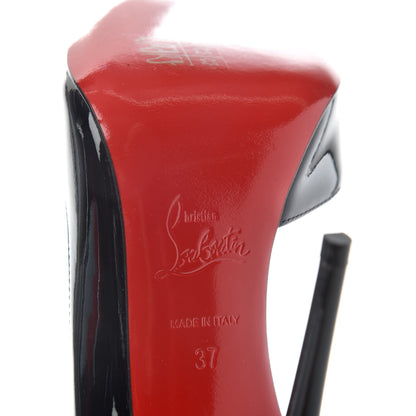 Christian Louboutin Patent Iriza 100 Pumps 37 Black 9 of 9