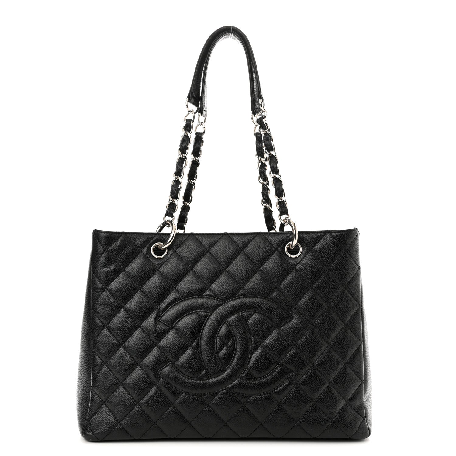 Chanel Caviar Quilted Grand Shopping Tote GST Black 1 of 10
