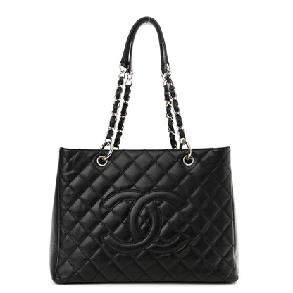 Chanel Caviar Quilted Grand Shopping Tote GST Black 1 of 10