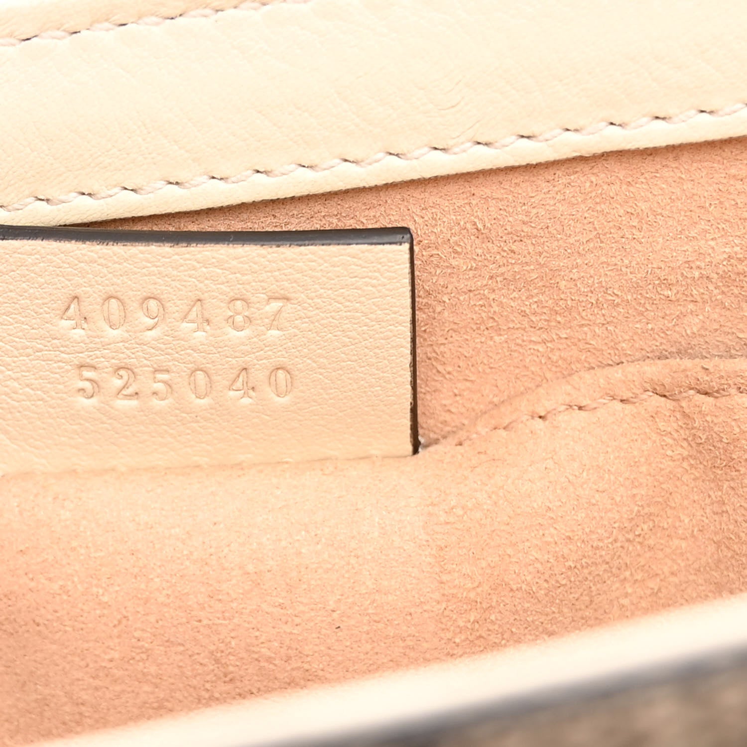 Gucci GG Supreme Monogram Calfskin Small Padlock Shoulder Bag Beige Mystic White Sun Oil 7 of 10