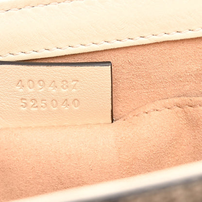 Gucci GG Supreme Monogram Calfskin Small Padlock Shoulder Bag Beige Mystic White Sun Oil 7 of 10