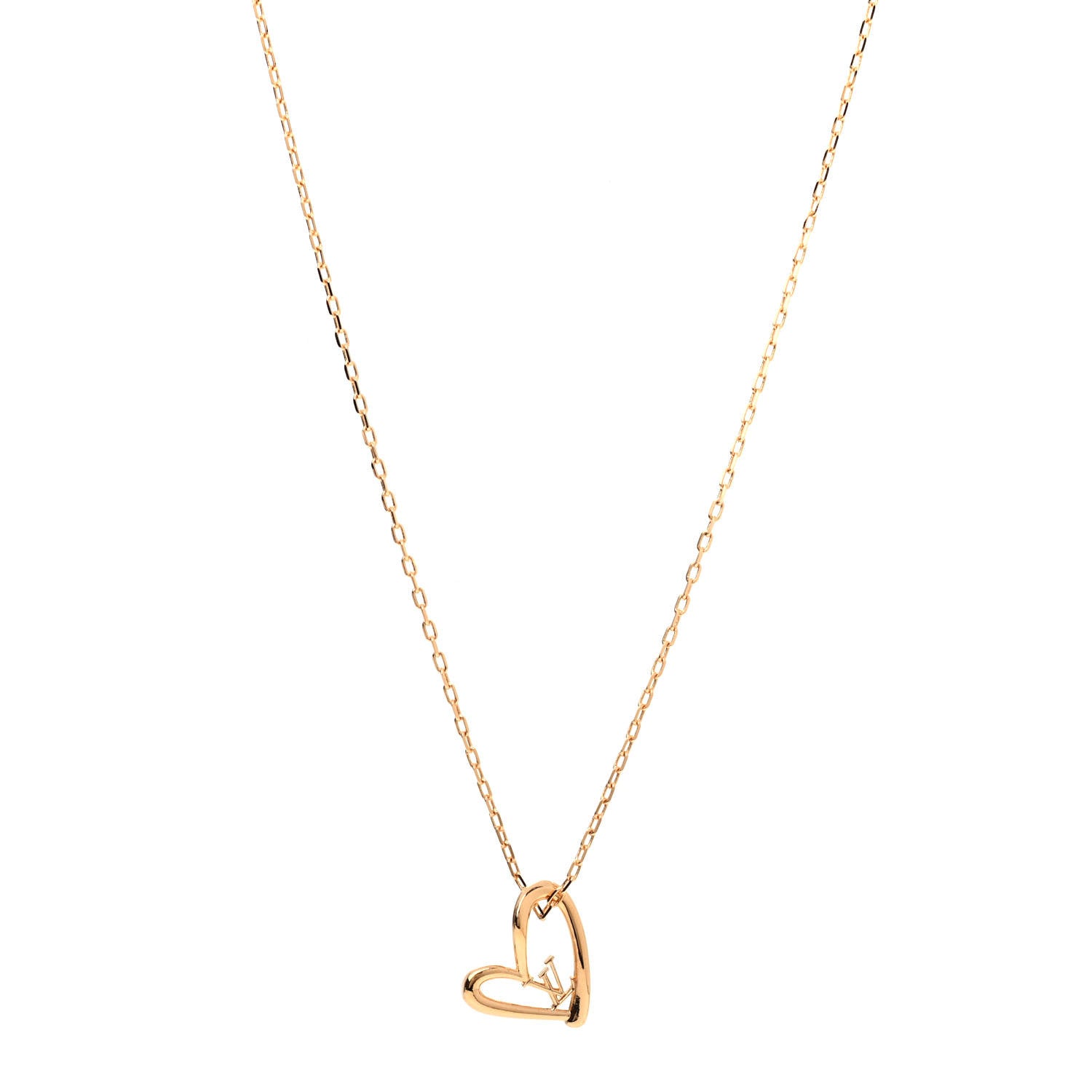Louis Vuitton Metal Fall In Love Necklace 1 of 7