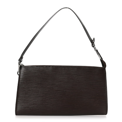 Louis Vuitton Epi Pochette Accessories 24 Moka 1 of 10