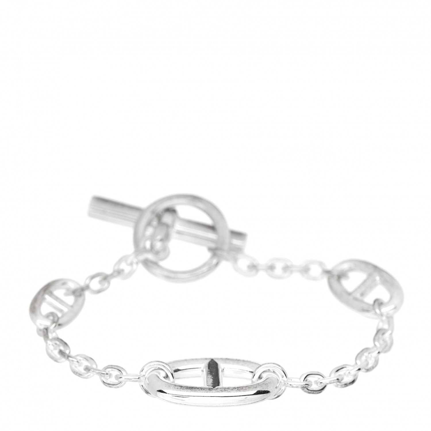 Hermes Sterling Silver Farandole Bracelet ST 1 of 5