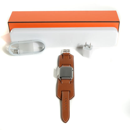 Hermes Barenia 42mm Apple Watch Cuff Fauve 8 of 8