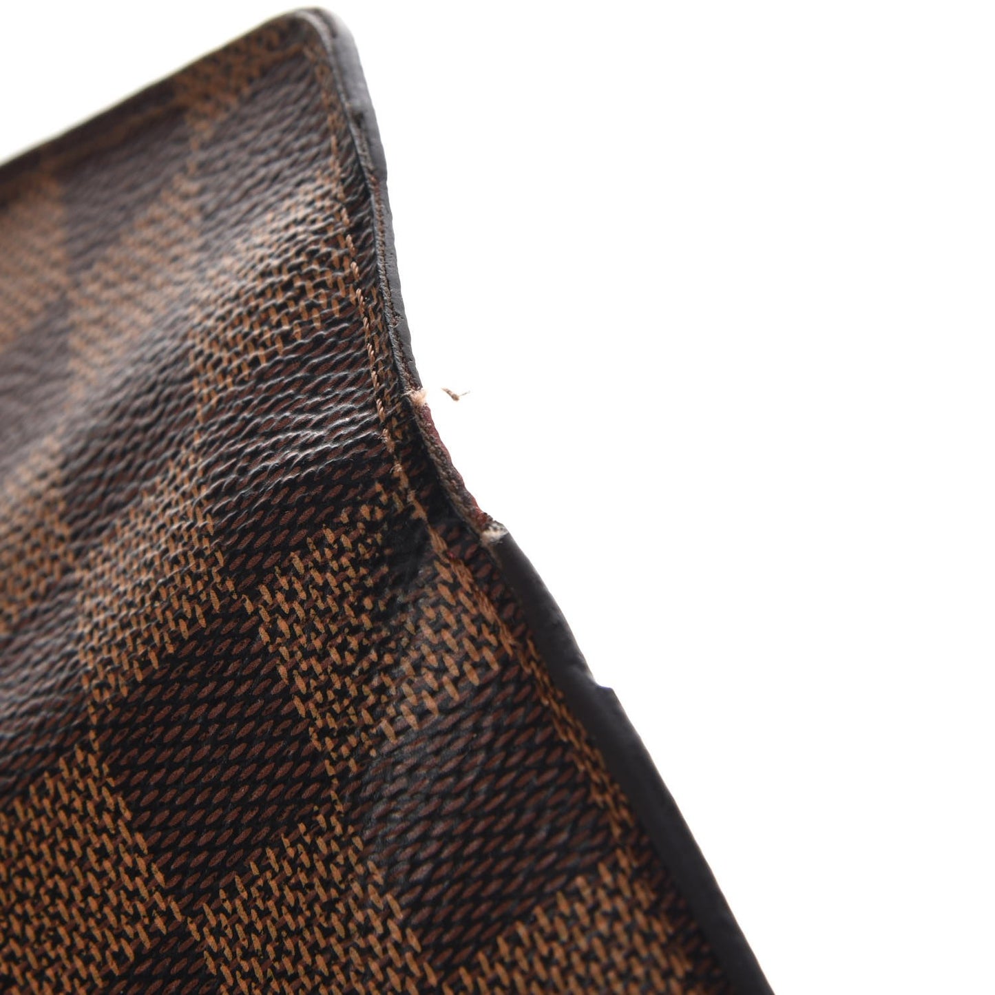 Damier Ebene Josephine Wallet Red