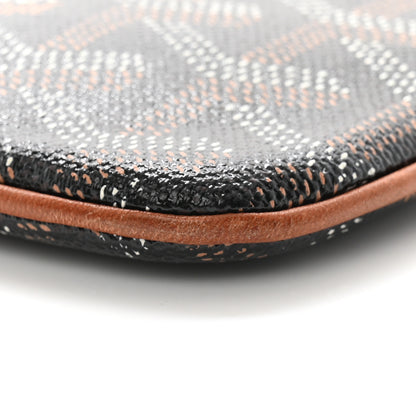 Goyard Goyardine Senat Pochette MM Black Gold 8 of 8