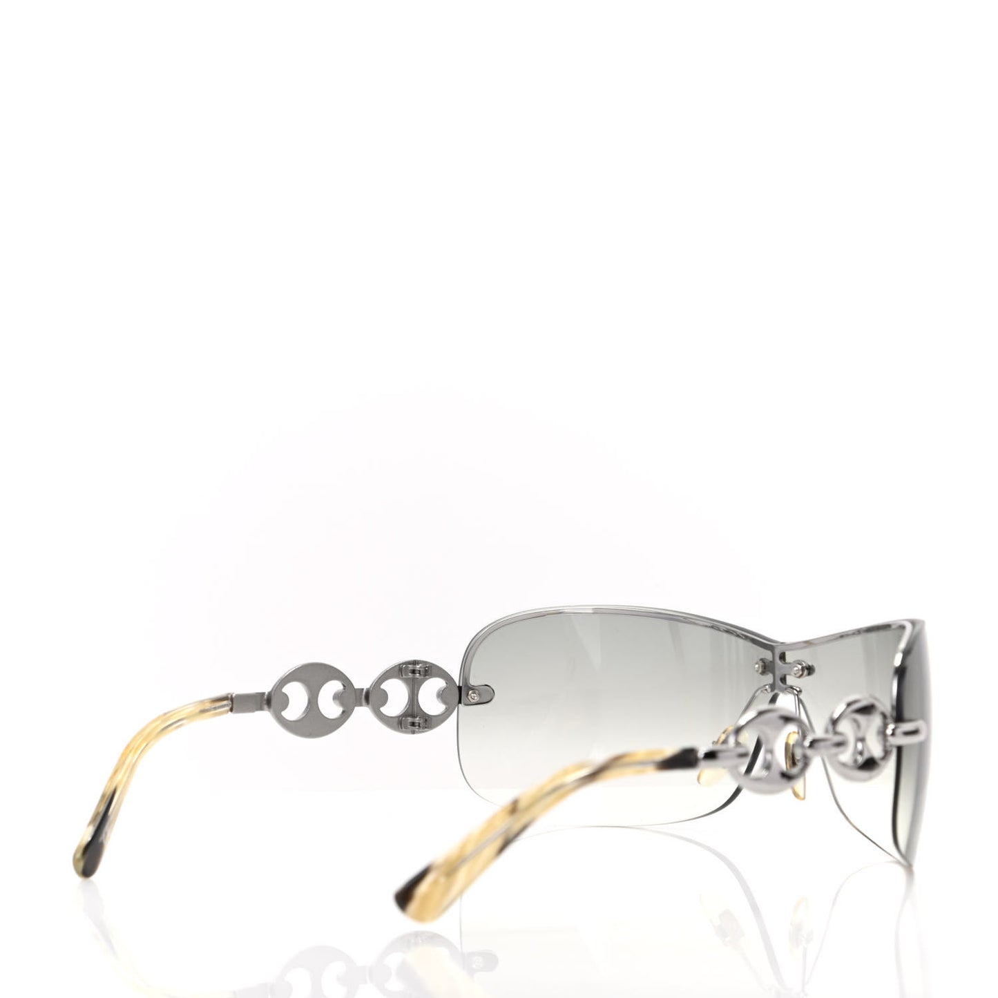 Semi Rimless Gradient Marina Chain Sunglasses GG2772/S Silver