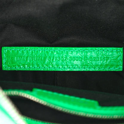 Balenciaga Agneau Arena Small Le Cagole Shoulder Bag Vivid Green 8 of 11