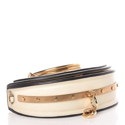 Chloe Calfskin Small Nile Bracelet Minaudiere Bag Off White 4 of 10