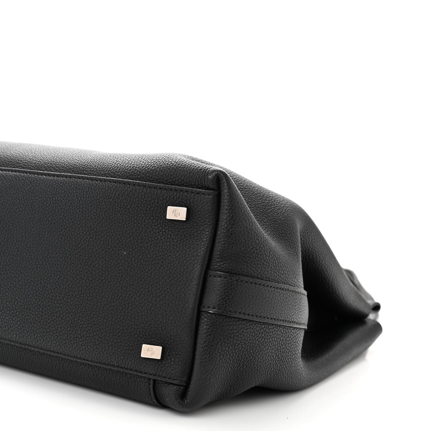 The Row Grained Calfskin Top Handle 14 Bag Black 9 of 10