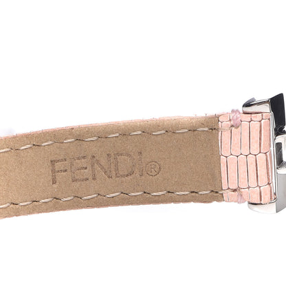 Fendi Stainless Steel Calfskin Diamond Pink Mother of Pearl 23mm Moda Quartz Watch 5 of 8