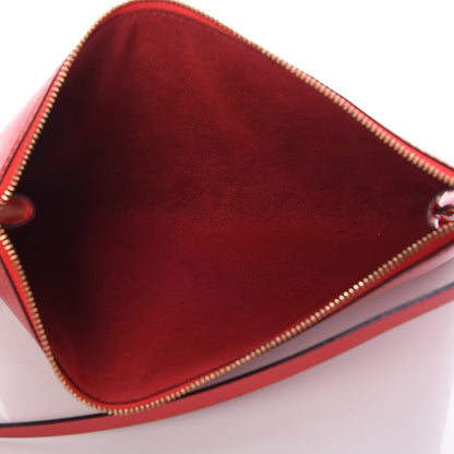 Louis Vuitton Epi Pochette Accessories 24 Castillan Red 5 of 7