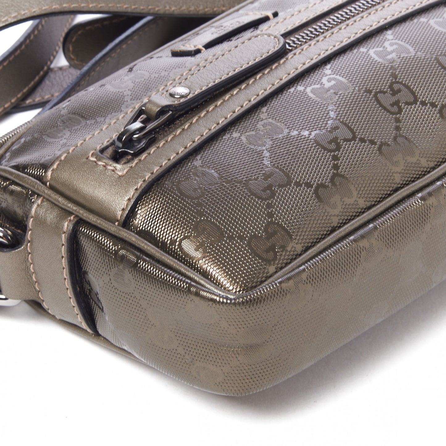 Imprime Monogram Small Shoulder Bag Silver