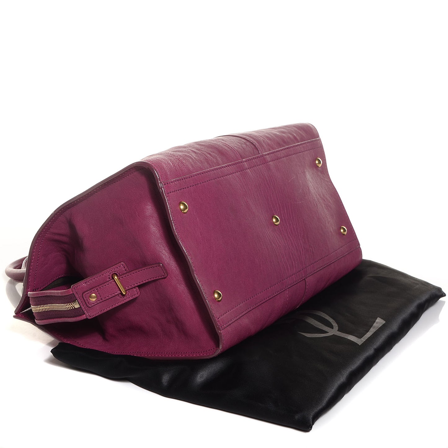 Sheepskin Medium Cabas ChYc Black Cherry