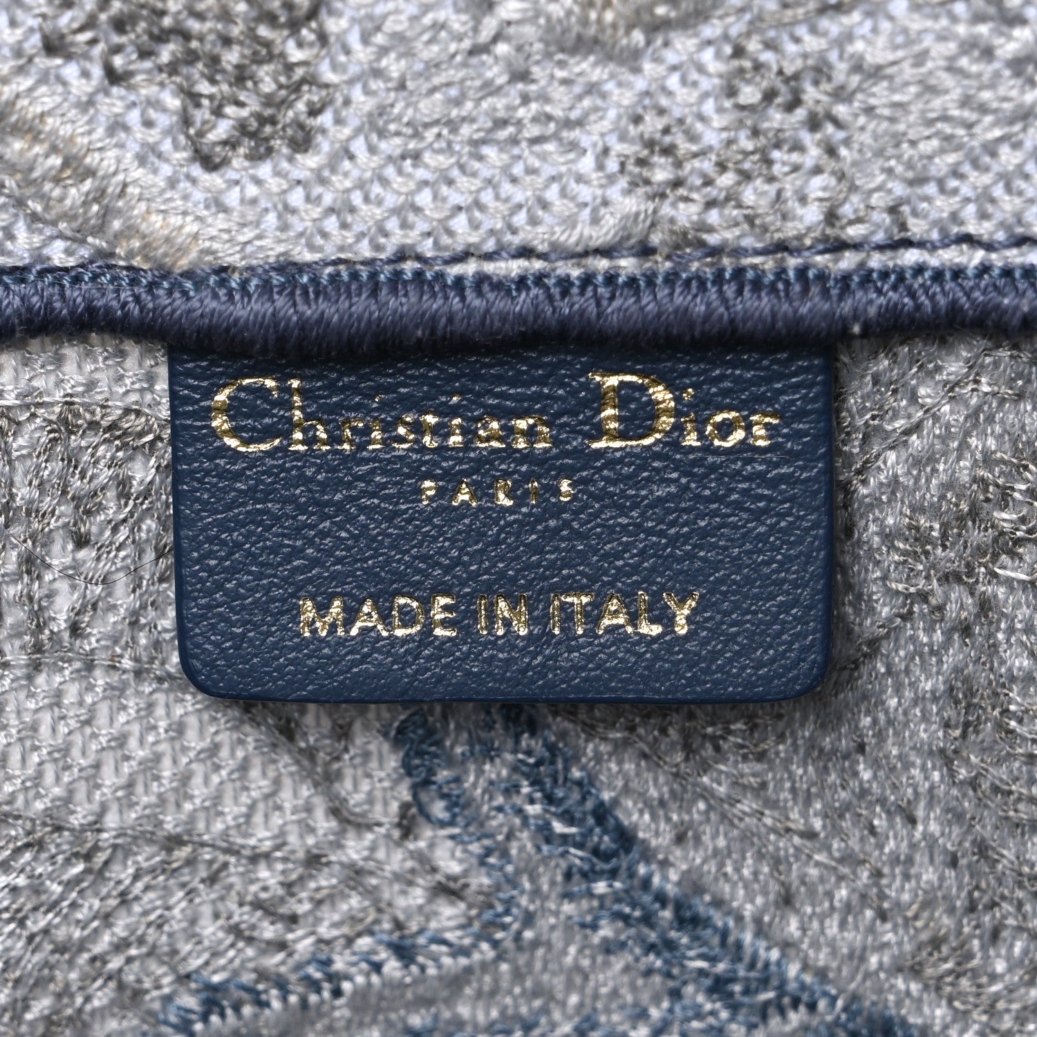 Christian Dior Gradient Canvas Embroidered Large Dioriviera Toile De Jouy Book Tote Blue 6 of 11