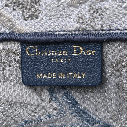 Christian Dior Gradient Canvas Embroidered Large Dioriviera Toile De Jouy Book Tote Blue 6 of 11