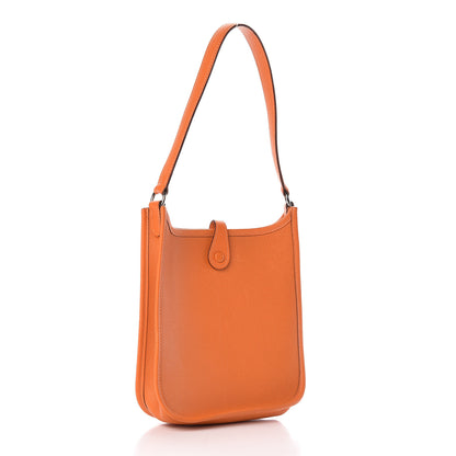 Hermes Epsom Evelyne Short Strap TPM Orange 3 of 11