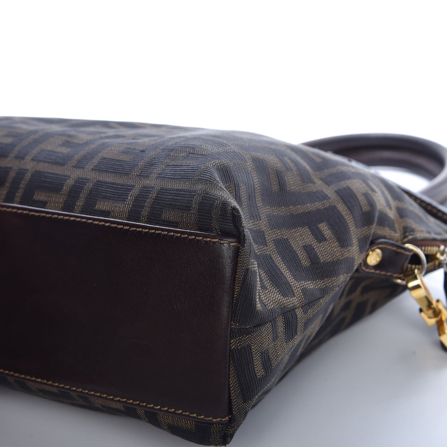 Zucca Top Handle Tote Tobacco