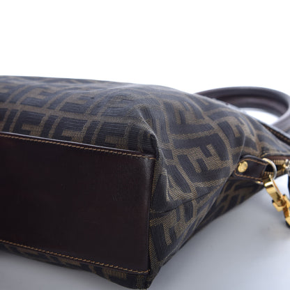 Fendi Zucca Top Handle Tote Tobacco 11 of 12