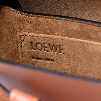 Loewe Calfskin Crochet Trim Small Gate Crossbody Bag Tan 8 of 10