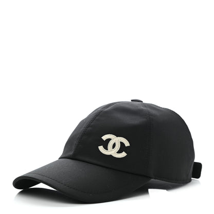 Chanel Cotton CC Cap Hat Black 1 of 8