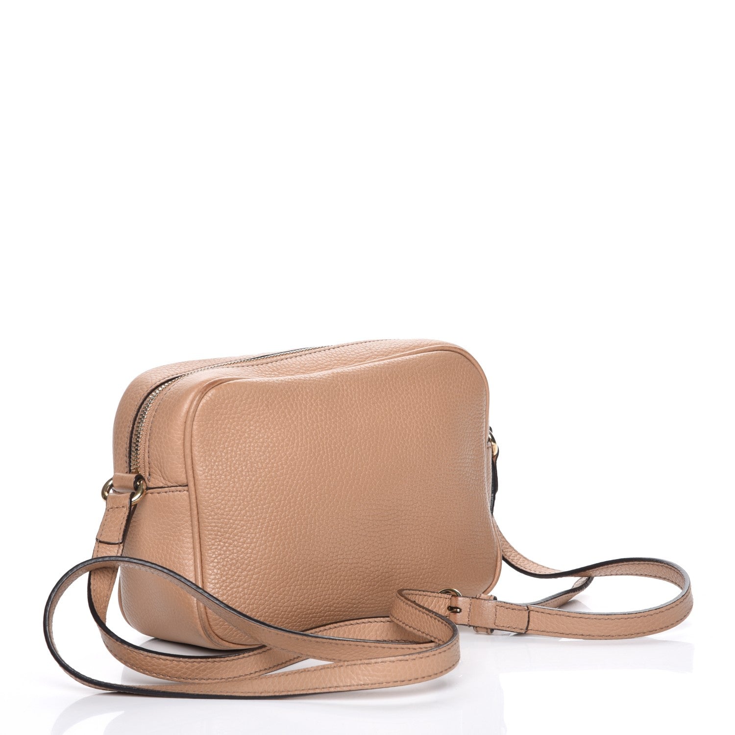 Gucci Pebbled Calfskin Small Soho Disco Bag Camelia 3 of 11