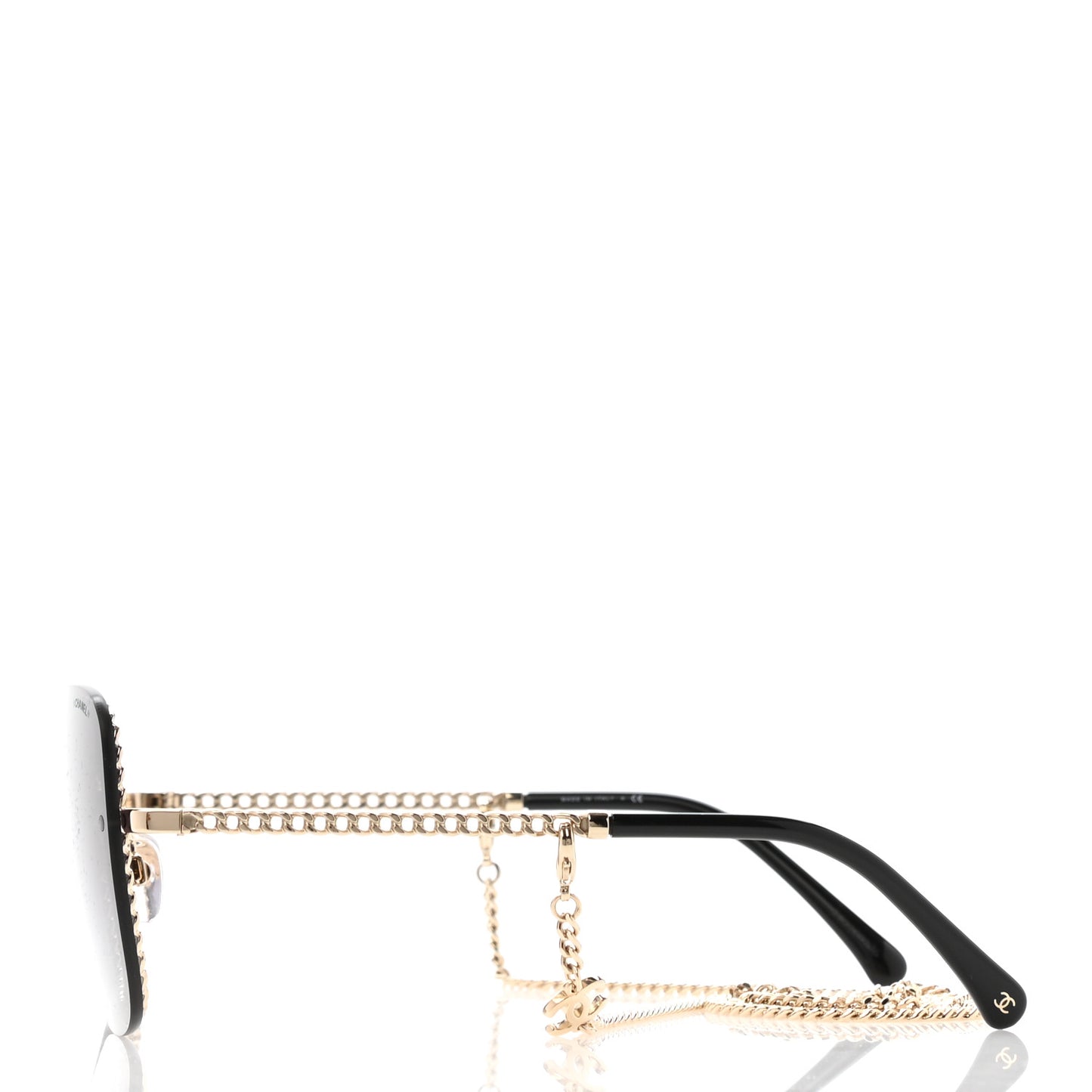 Chain Square Sunglasses 4244 Black