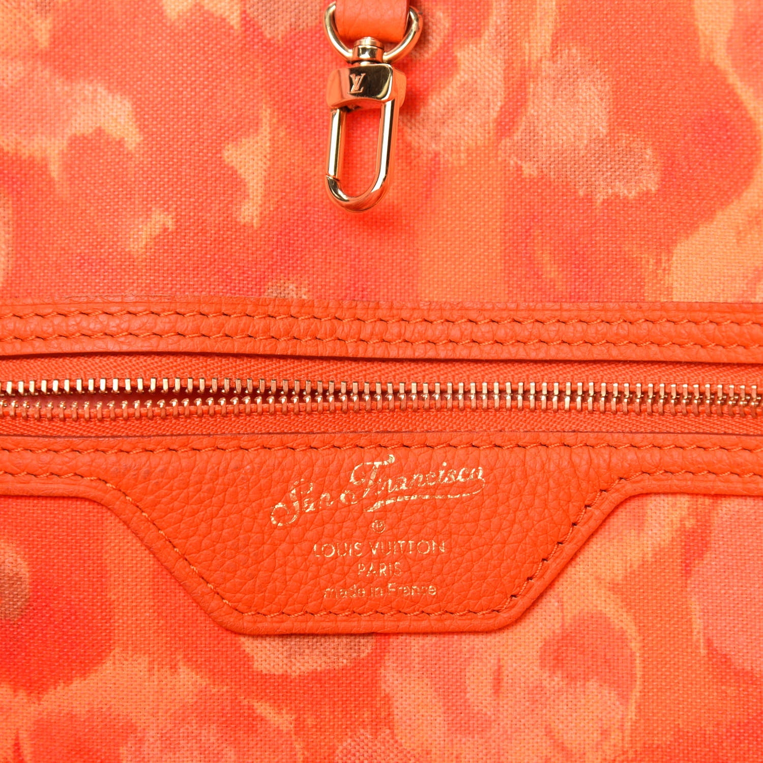 Louis Vuitton Monogram Articles de Voyage Ikat San Francisco LV Cup Neverfull GM Orange 8 of 10