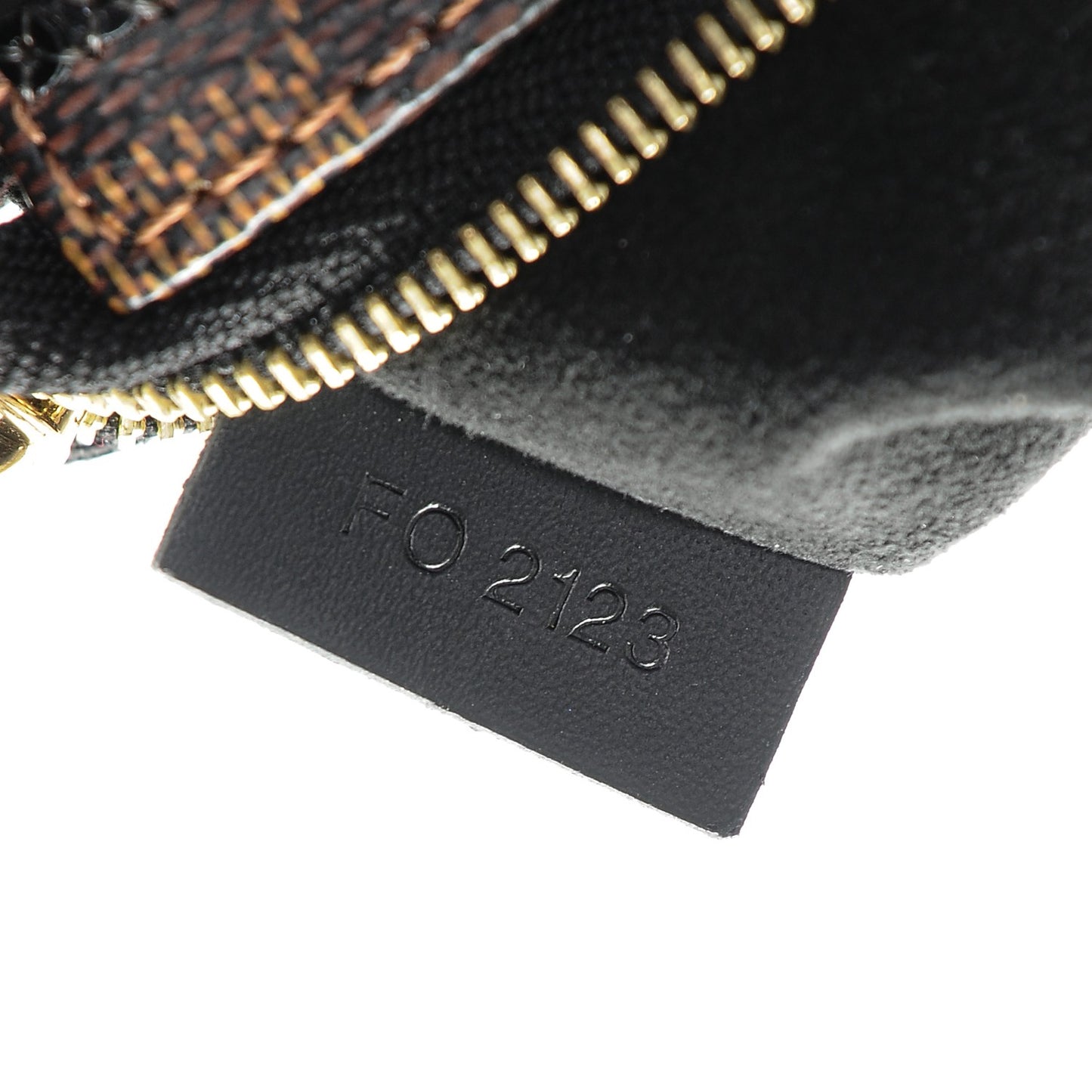 Damier Paillettes Mini Pochette Accessories Black