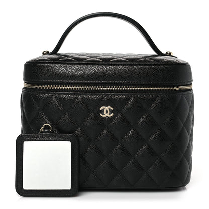 Chanel Caviar Quilted Large Vanity Pouch Black 1 of 11