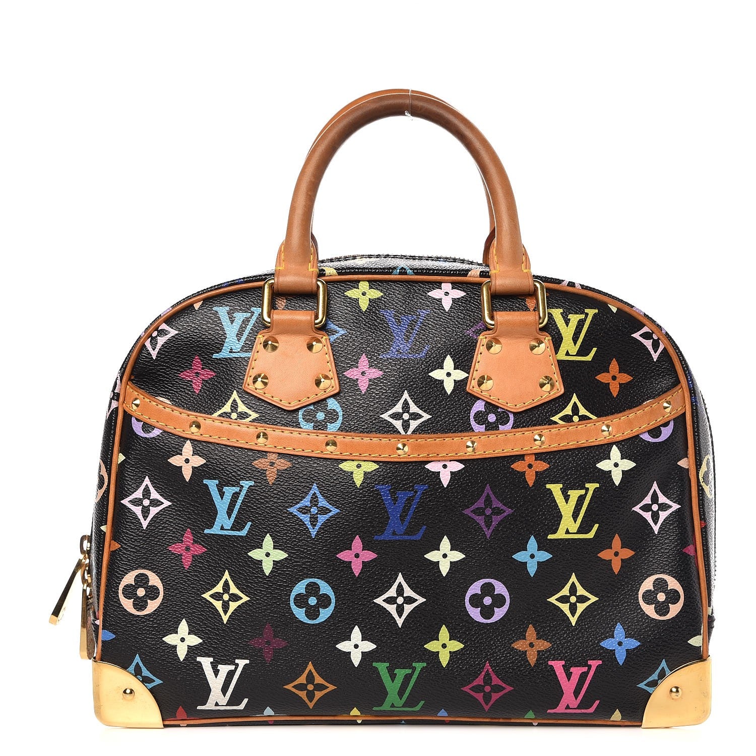 Louis Vuitton Monogram Multicolor Trouville Black 1 of 10