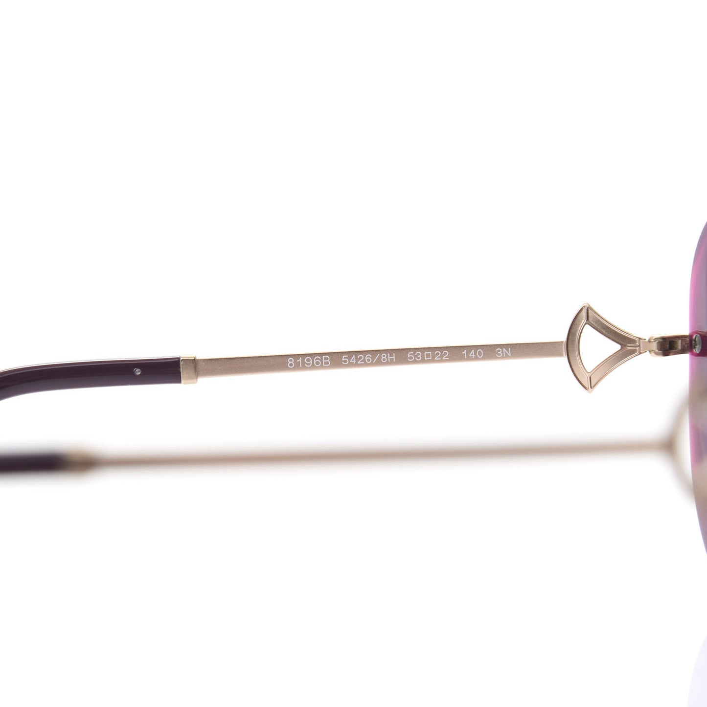 BVLGARI Crystal Sunglasses 8196-B Violet