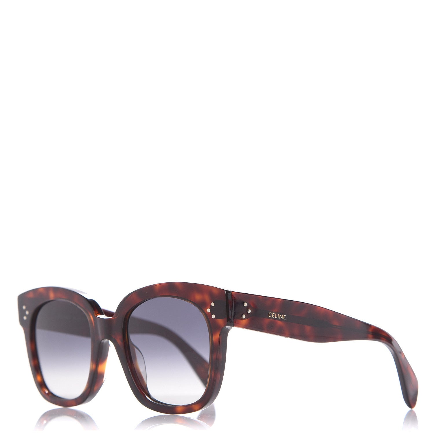 Celine New Audrey CL4002UN Sunglasses Tortoise 1 of 6