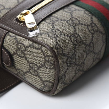 Gucci GG Supreme Monogram Web Small Ophidia Belt Bag 95 38 Dark Brown 6 of 11