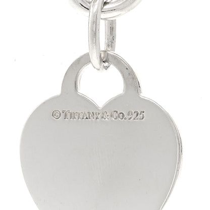 Tiffany Sterling Silver Heart Tag Pendant Necklace 4 of 4