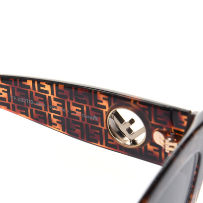 Fendi Acetate F is Fendi FF Cat Eye Sunglasses FF 0360/G/S Havana 5 of 7