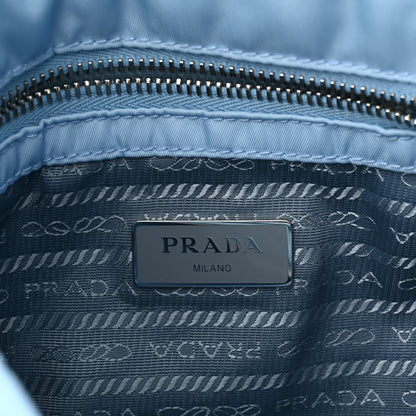 Prada Re-Nylon Quilted Padded Flap Shoulder Bag Celeste 6 of 10