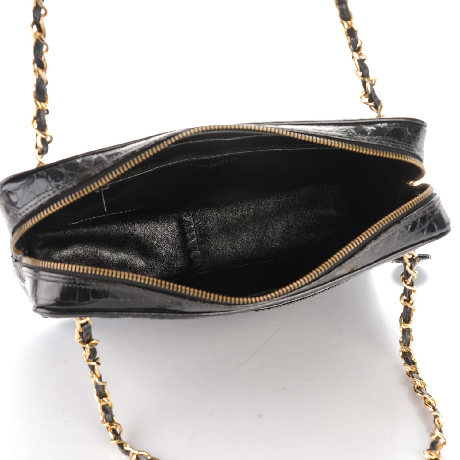 Chanel Alligator Tote Black 5 of 8