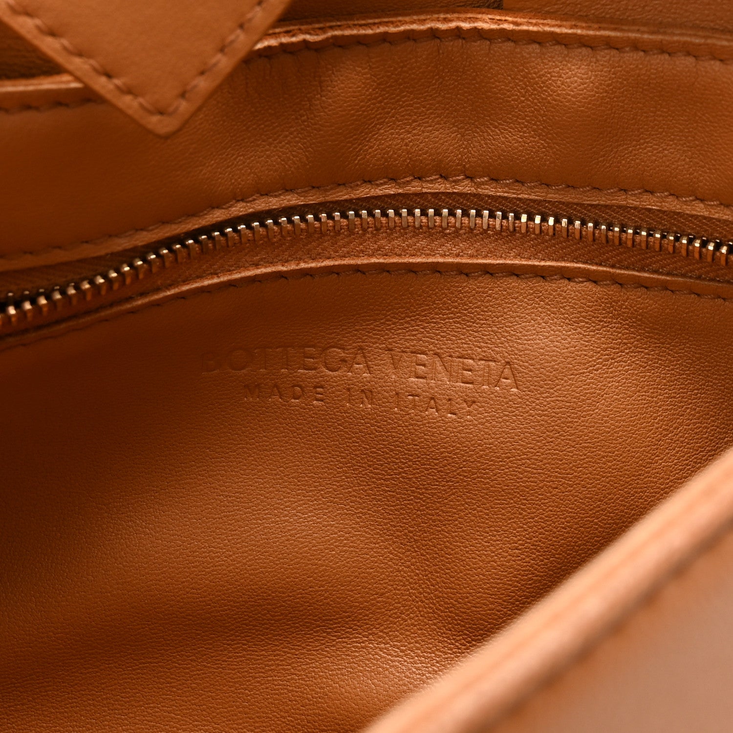 Bottega Veneta Lambskin Maxi Intrecciato Cassette Crossbody Bag Caramel 6 of 9