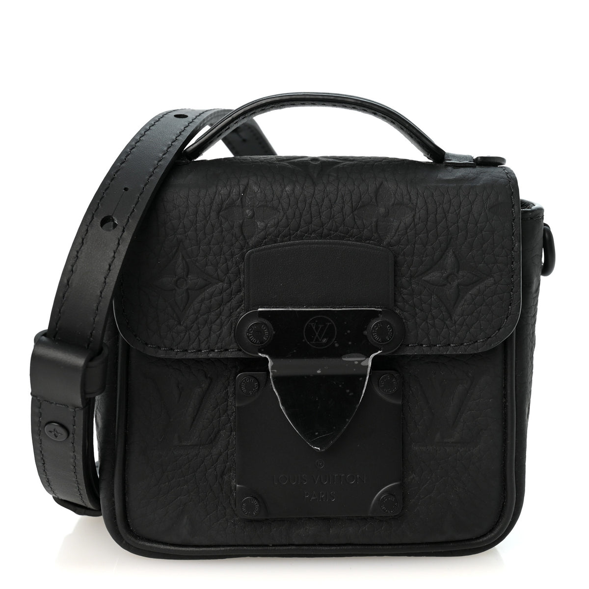 Louis Vuitton Taurillon Monogram Pico S Lock Ultra Black 1 of 9