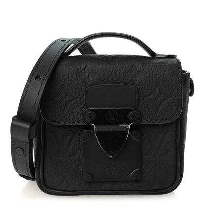 Louis Vuitton Taurillon Monogram Pico S Lock Ultra Black 1 of 9