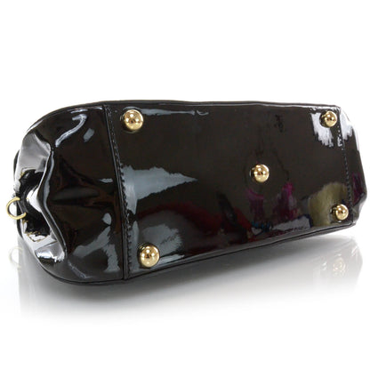 Valentino Garavani Patent Histoire Flap Black 5 of 9