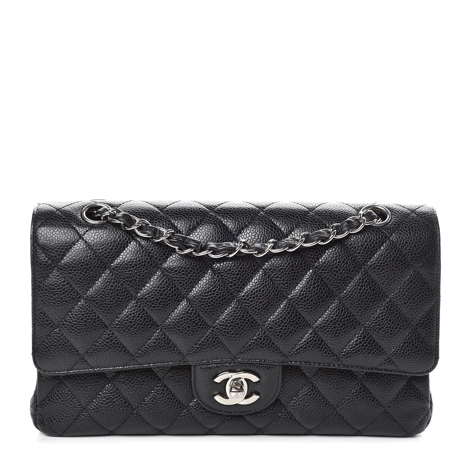 Chanel Caviar Quilted Medium Double Flap Black 1 of 10