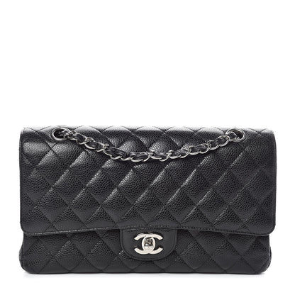 Chanel Caviar Quilted Medium Double Flap Black 1 of 10